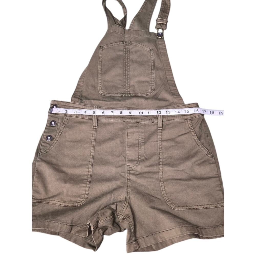 Prana Women's Sancho Shortalls Cargo Green | Small - Picture 6 of 7